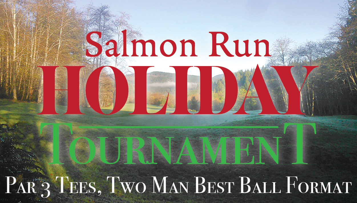 HolidayTournament Headline on image of signature hole